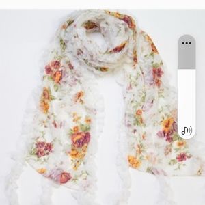 Womens floral scarf